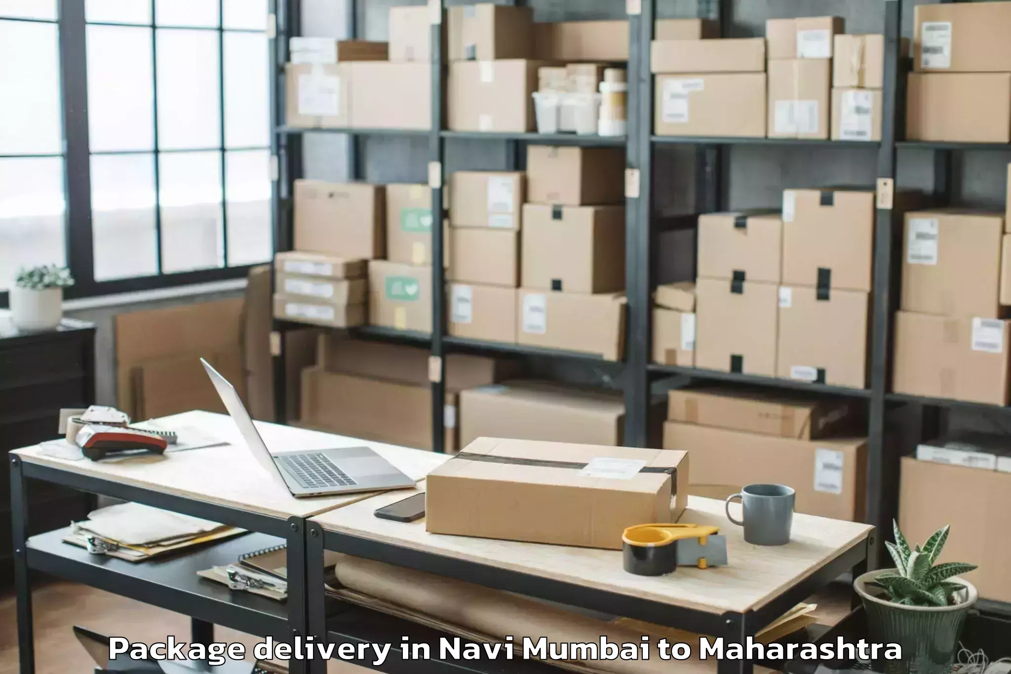 Trusted Navi Mumbai to Chandur Bazar Package Delivery